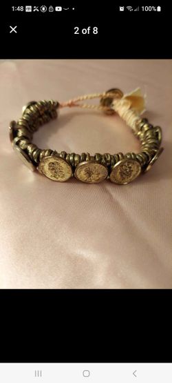 Vintage Replica French Coin Bracelet 