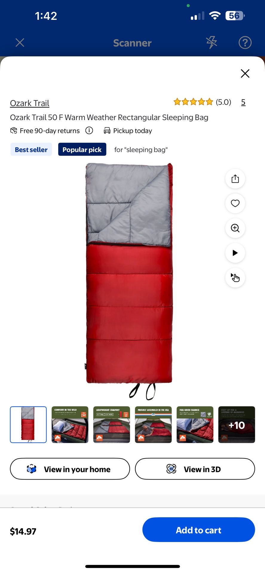 Ozark Trail Sleeping Bags
