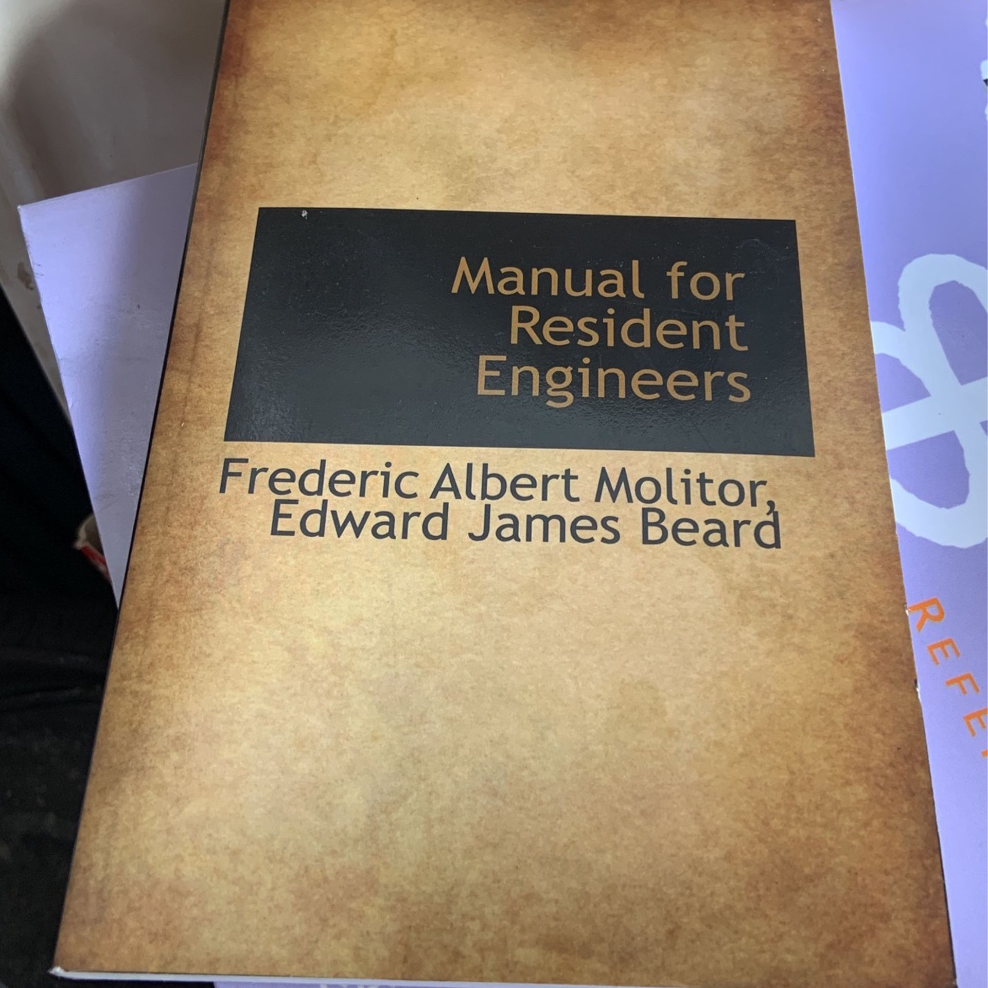 The Manuel For Resident Engineers Book