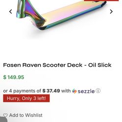 Maven Oil Slick Deck Pro Scooter Deck
