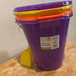 Kids Beach Sand Buckets 