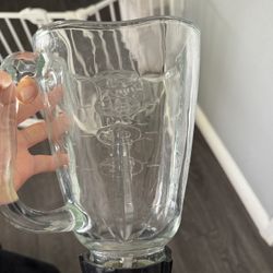 Glass Blender Cup W/ Blade & Lid