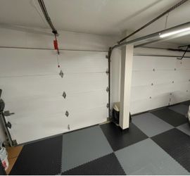 Garage door insulation, white reflective insulation kit