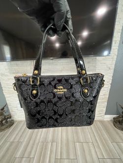 Black coach bag