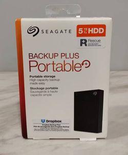Seagate Portable 5TB External Hard Drive (Brand New)