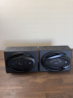 King Speaker Boxes 6x9 Dual Speakers Like New