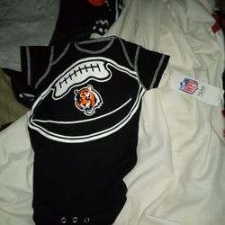 New with Tags Infant Bengals Onesie