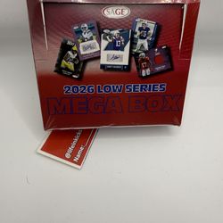 2026 SAGE Low Series Football Mega Box trading cards