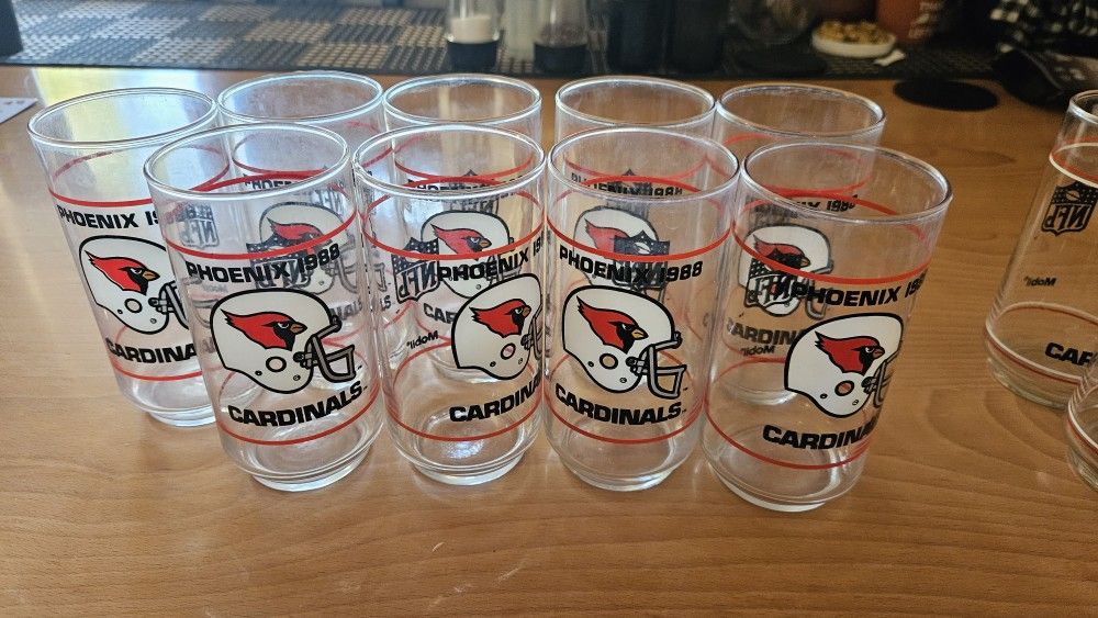 1988 Phoenix Cardinal Glasses