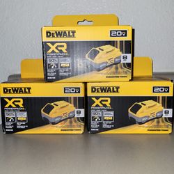 DEWALT "20V XR 8AH" BRAND NEW Batteries