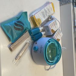 Waxing heater with all items