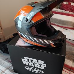 BRAND NEW IN THE BOX STAR WARS MX OR OFF ROAD HELMET BY HJC