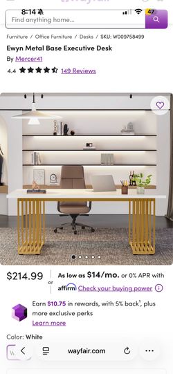 Executive work desk and chair for sell