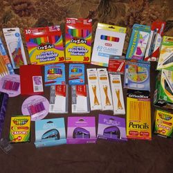 School Supplies From $2 - $5  Each