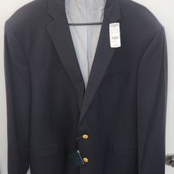 NWT Brooks Brothers Navy Blazer 48 Regular Regent Fit