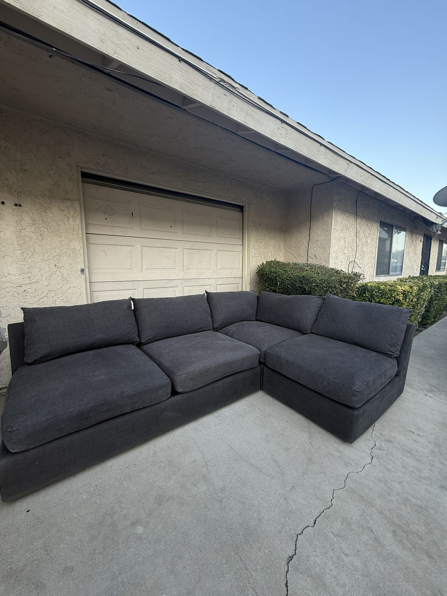 Dark Gray Modular Couch