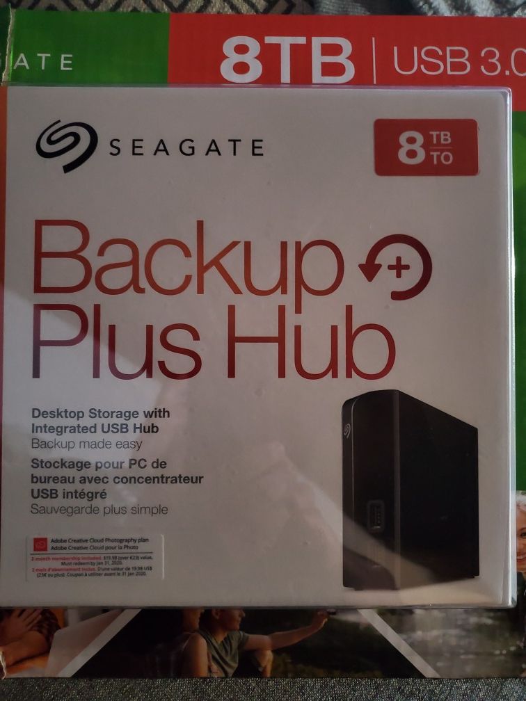 Seagate 8TB Desktop Storage