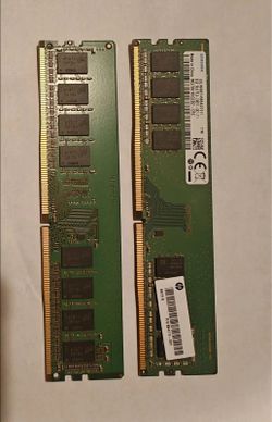 Samsung & Micron 2x 8GB DDR4 SDRAM DIMM PC4-2400T 288-Pin RAM Kit 16GB