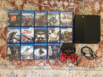 PlayStation 4 (PS4) Bundle - 2 controllers + 14 games