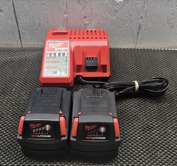 Milwaukee Batteries And Charger