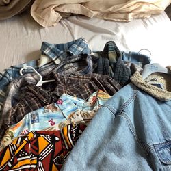 Men’s Jackets, Flannels, Hawaiian Shirts