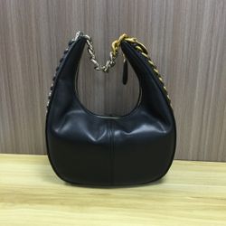 Stella McCartney Frayme Small Zipped Shoulder Bag