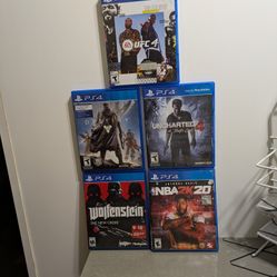 Ps4 games like now    Each One Is $10 