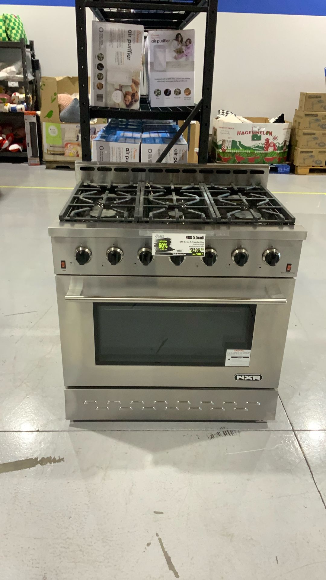 NXR 5.5 Cu Ft Freestanding Oven