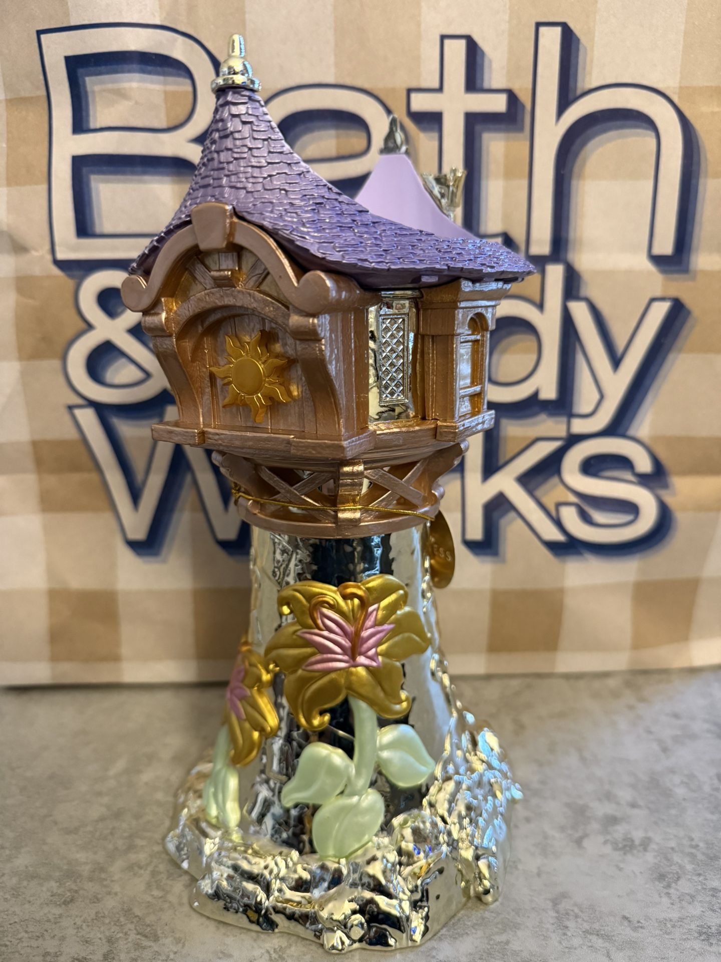 Bath & Body Works Disney Princess Rapunzel 3 Wick Candle Holder