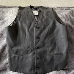Egara Men’s Grey Dress Vest Size Medium NWT 