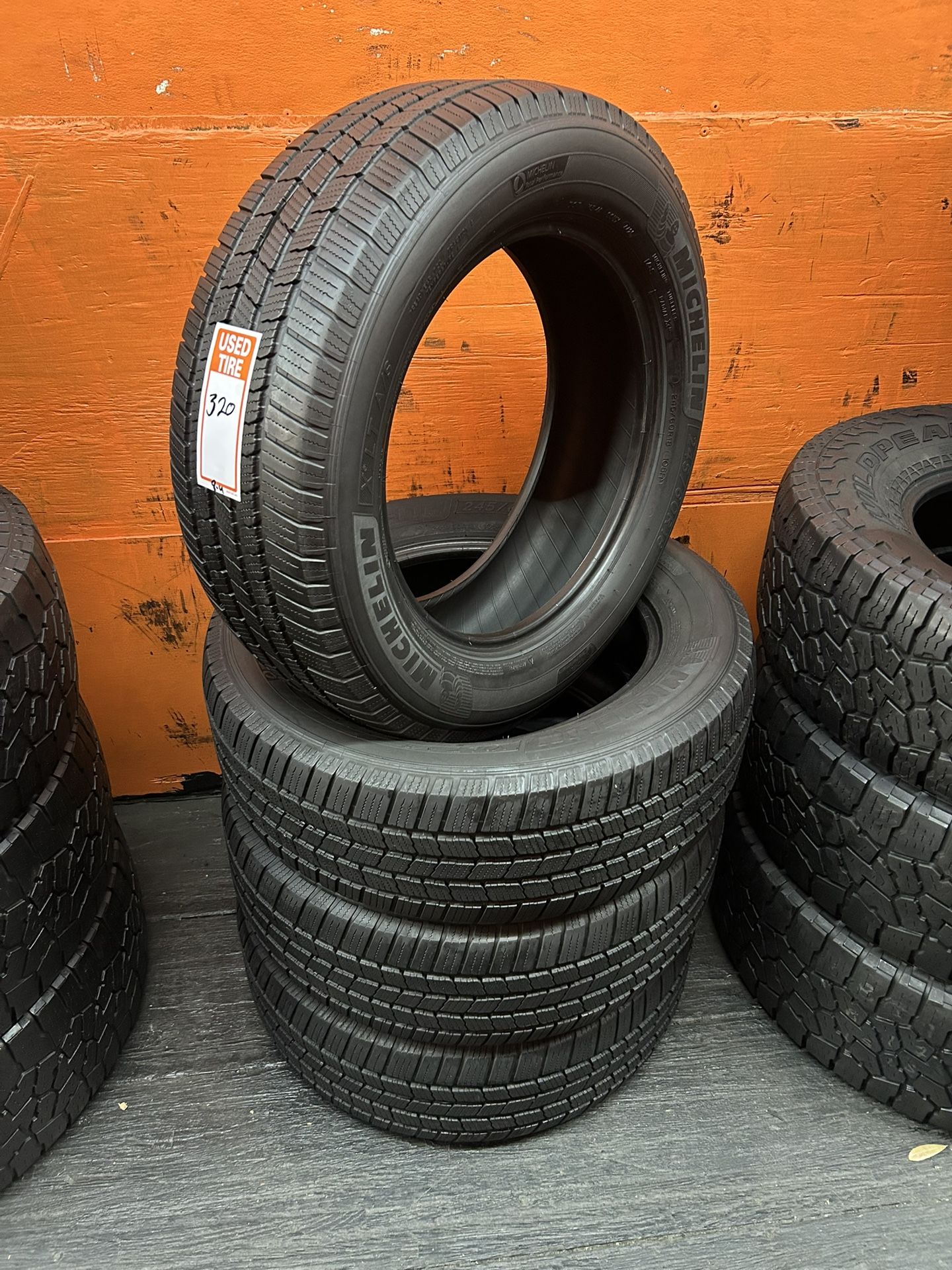 245/60R18 Michelin Defender LTX High Tread Full Tire Set