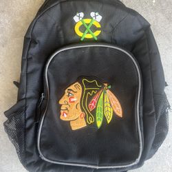 Chicago Blackhawks Hockey Backpack And T Shirts