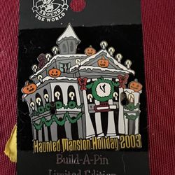 Disney LE Haunted Mansion Holiday Build-A-Pin Base Pin 26372 DLR AJ54