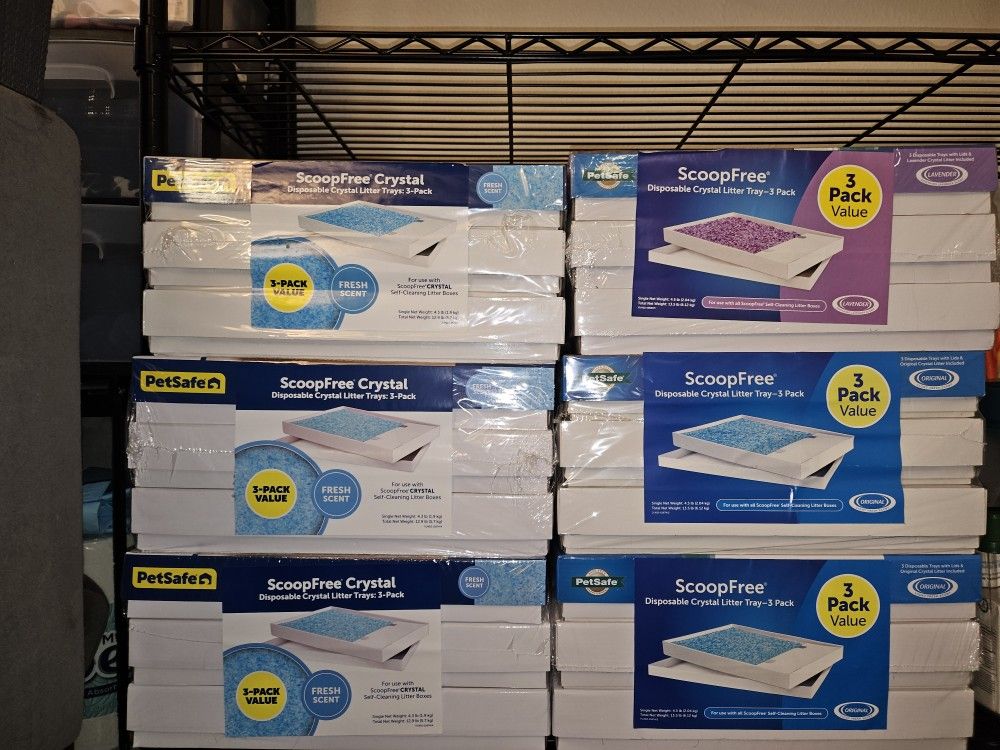 x6 PetSafe - ScoopFree Cat Litter