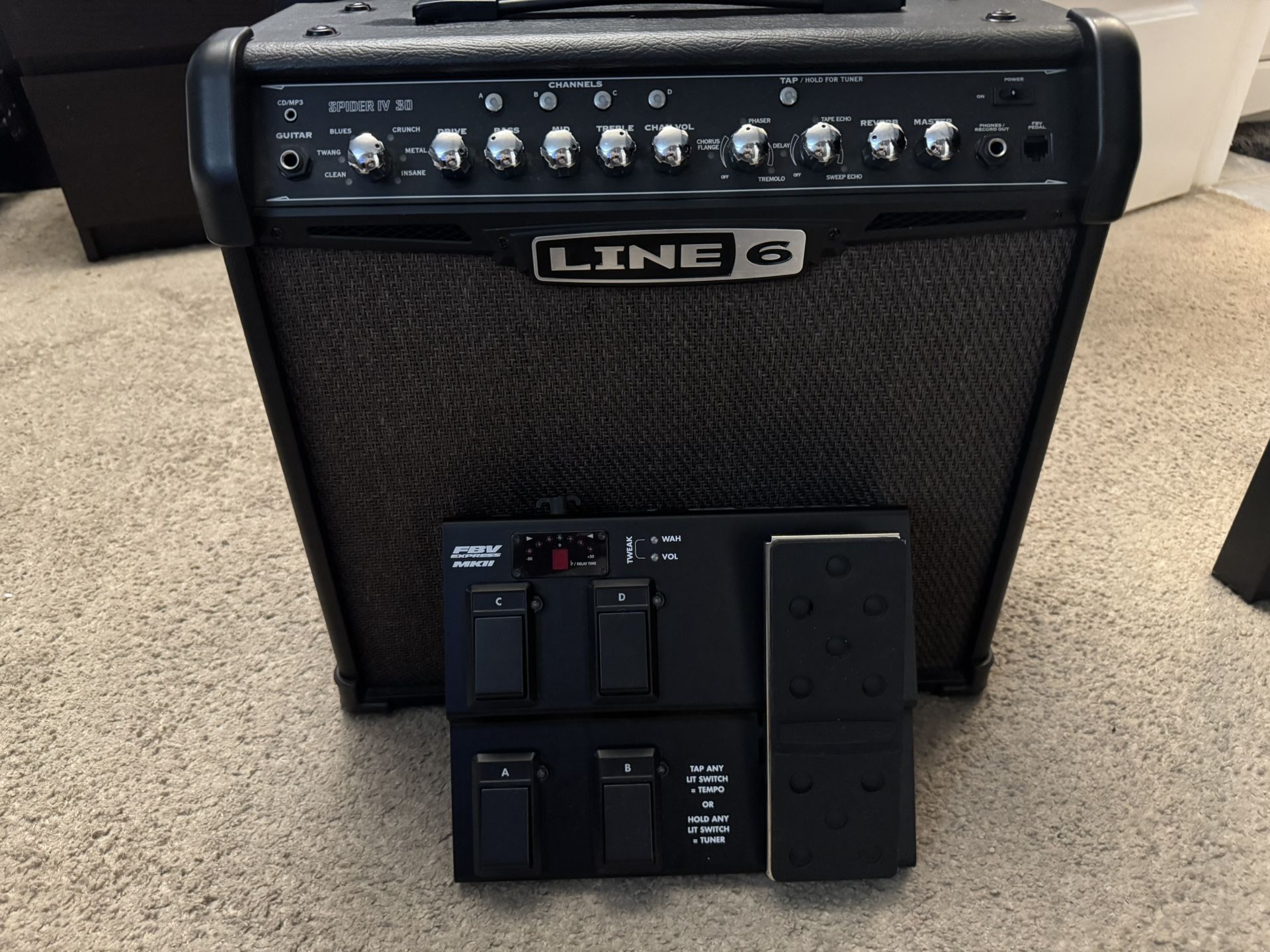 Line 6 Spider IV 30 And MKII Express Pedal