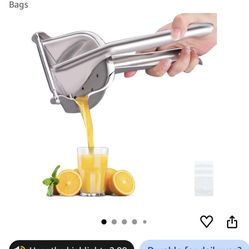 Real Stainless Steel Lemon Squeezer 