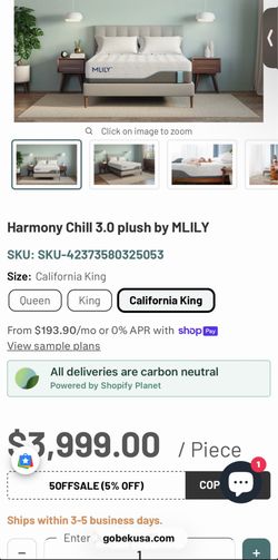 King size mattress