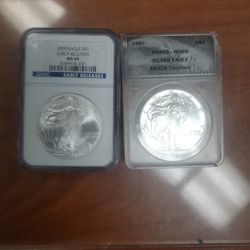 American Silver Eagles, MS-69 ASE, Silver