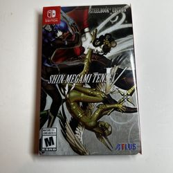 Shin Megami Tensei V SMT V Nintendo Switch Steelbook Edition, TESTED & WORKING!