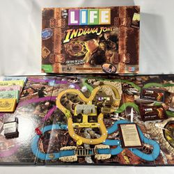 The Game of Life Indiana Jones Collector Edition 2008 Milton Bradley Board Game