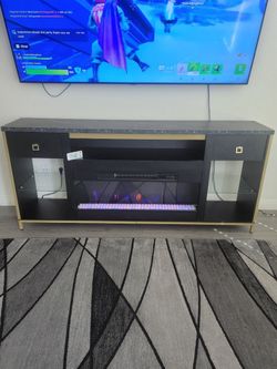 Electric Fireplace TV stand