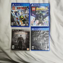 Ps4 Games  And  One Ps3 Game