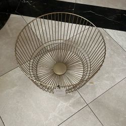 Brand New Wire Basket For Living Room Throws