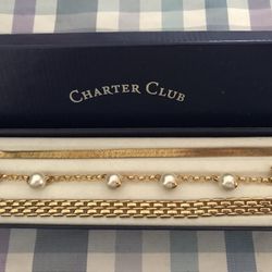 ######Charter Club (3 Piece) Bracelet Set######