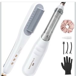 New in it’s box Wavytalk Pro Steam Hair Straightener Brush, Steamline Pro 3-in-1 Straightening Brush