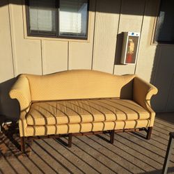 Yellow Couch ( Free Delivery) 