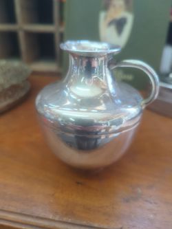 Antique sterling silver pitcher mini vase 93 grams
