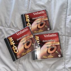 Verbatim High Speed Disc (3) For 10$ 