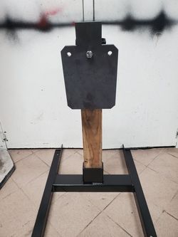 AR500 STEEL TARGETS 7X12X3/8 SILHOUETTE W/STAND