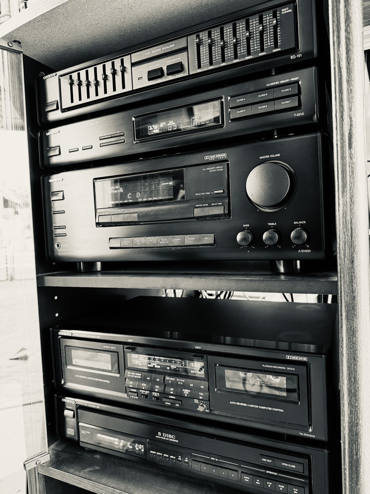 Vintage Onkyo Stereo System 